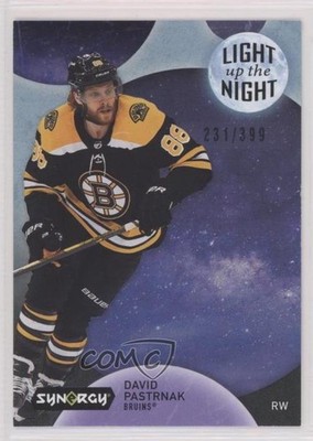 2022 Upper Deck Synergy Light Up The Night Blue /399 David Pastrnak #LN-DP 1hh