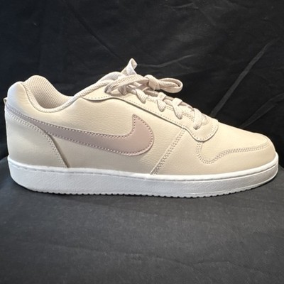 Nike Ebernon Low Beige/White women's.  Brand New/ box has no lid 