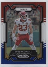 2023 Panini Prizm Red White & Blue Prizm Drue Tranquill #156 0b3