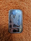 1982 SilverTowne Eagle Silver Art Bar. .999 Fine Silver 🇺🇸 🌎..E1AL.