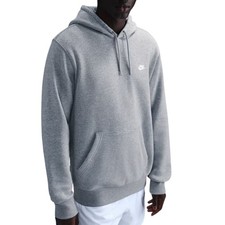 Nike Felpa da Uomo con Cappuccio Club Fleece Grigia Taglia S Cod FN3859-063