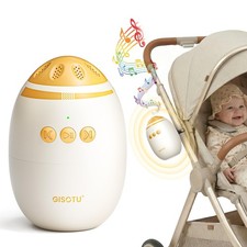 Baby Stroller Rocker with Adjustable Vibration Speed and 11 Soothing White No...