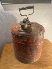 Vintage JUSTRITE Underwriters Laboratories Safety Can 1 Gallon