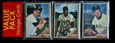 1962 Baseball Rack Pack 15 Topps Cards, Sharp Looking Pack. Get it First. 