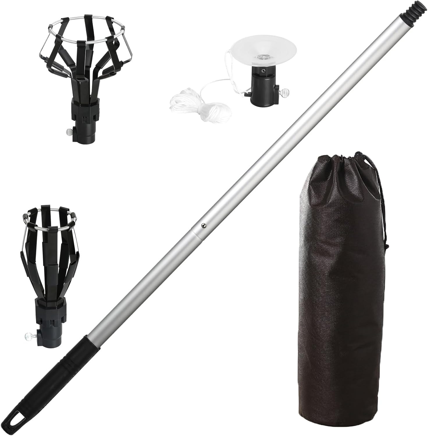 12FT Light Bulb Changer for High Ceilings, Light Bulb Extension Pole Changer,Lig