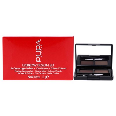 Eyebrow Design Set - 001 Blond By Pupa Milano For - Oz Eyebrow Powder