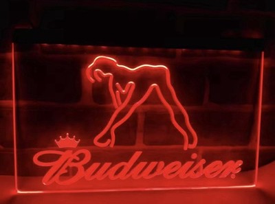 Budweiser Sexy Bud LED Neon LED Schild. Schöne Art Decor Männerhöhle Bar