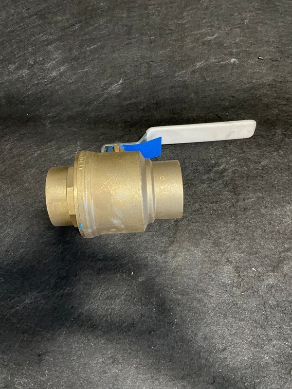 NIBCO SFP600A-LF 3" DZR Brass Ball Valve, Solder Ends, 250 PSIG No Box