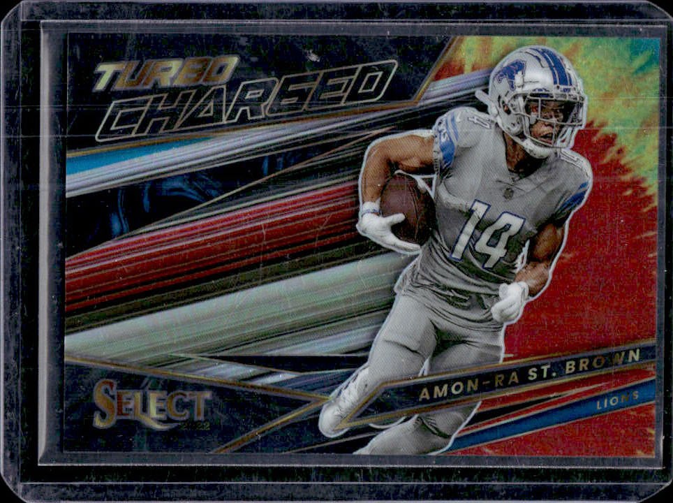 2022 Select Amon-Ra St. Brown Turbocharged Tie Dye Prizm #23/25