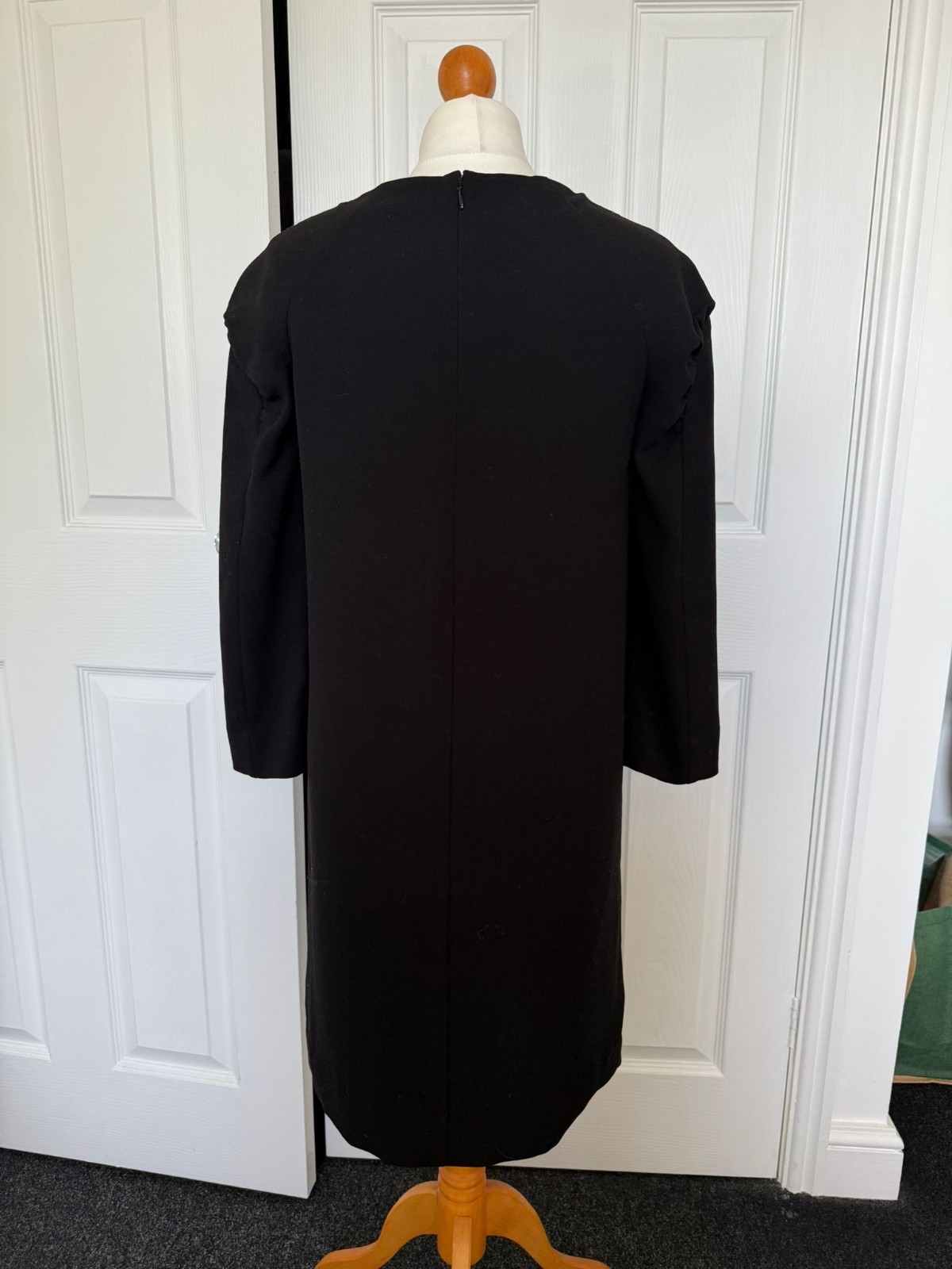 COS Black Structured Long Sleeve Shift Dress EUR … - image 3