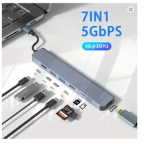 Type-C HUB 4K 30Hz USB-C to HDMI PD 100W Adapter Multiport Converter