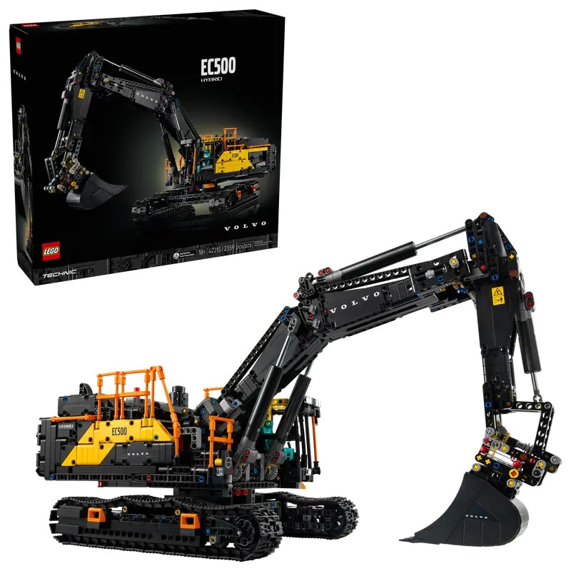 Lego Unisex Technic Volvo Ec500 Hybrid Excavator Building Set 42215 - Immagine 3