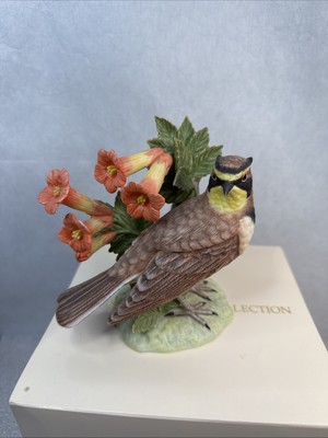 Lenox HORNED LARK Figurine Fine Porcelain The Garden Bird Collection