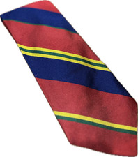 Vintage Polo Ralph Laure Tie Repp Tie Regimental Stripes 100% Silk made in USA