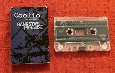 COOLIO FEATURING L.V. - 2 TRACK CASSETTE TAPE SINGLE - GANGSTA'S PARADISE