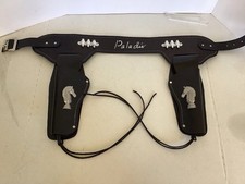 Paladin Cap Gun Holsters For Nichols Stallion 45, Lg. Halco 44 Very Nice Rig