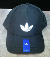 adidas Originals Hat Mens Snapback Adjustable Beacon 6.0 Cap Black "NWT"