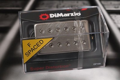 DiMarzio DP100FN Super Distortion F-Spaced Humbucker - Nickel / Nickel Pole Piec