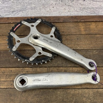 Vintage Shimano Deore LX FC-M569 Crankset 175mm Square Taper 104