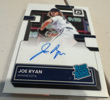 2022 Panini Donruss Optic Rated Rookie Base Auto Joe Ryan Twins RRS-JR  Mint+