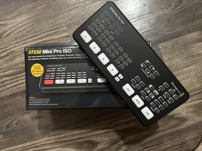 Blackmagic Design Atem Mini Pro ISO HDMI Live Stream Switcher