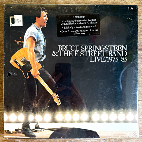 Bruce Springsteen & E Street Band - Live/1975-85 5LP Vinyl Box. Rare Sealed OG prezzo ebay