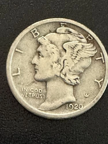 1920 D Mercury Dime VF