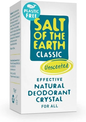 ‎SALT OF THE EARTH Salt of the Earth - Natural Crystal Deodorant- Plastic Free, Fragrance Free, Ve