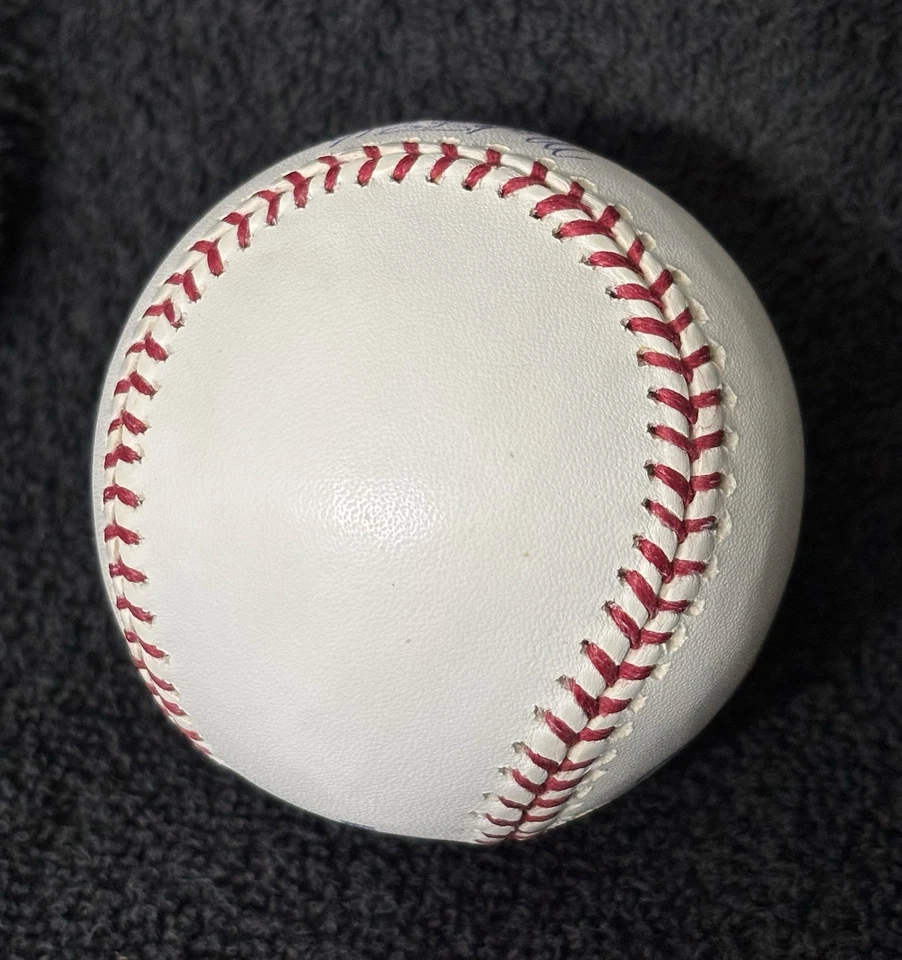 Mark Fidrych Signed Autograph OMLB The Bird ROY 76 TRISTAR AUTHENTIC Pearl White - Image 3 of 4