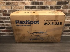 New Open Box FLEXISPOT 28" Height Adjustable Desk Converter Computer Desk Riser