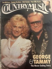 Country Music Magazine July/August 1994 Original Country George & Tammy Feature