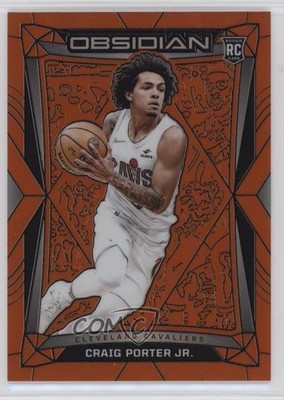 2023 Obsidian Electric Etch Orange Flood /99 Craig Porter Jr #90 Rookie RC 1oq0