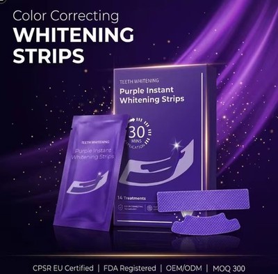 Snow Magic Dissolving Teeth Whitening Strips - Lavender & Mint