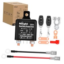 Remote Battery Disconnect Switch 12V 200A  Car Anti-Theft 200A Remote Control