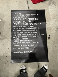 Comme Des Garcon Poster | eBay