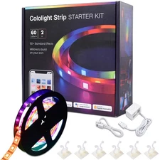 App Control Smart LED Strip Light WIFI RGB Gaming Stair KTV Ambience Lamp 6.6Ft