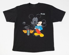 True VTG 80s Mickey Mouse Biker T-Shirt 80s Single Stitch Harley Disney Size M