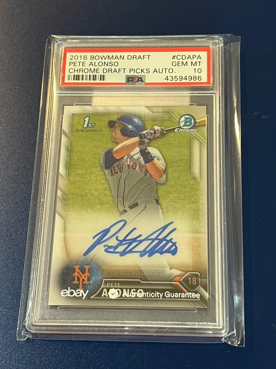 Bowman Pete Alonso Baseball 2016 Season Sports Trading Cards