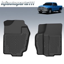For 1994-02 2001 Ram 1500 25003500 All Weather Tpe Front Row Floor Mats Liners