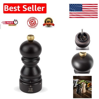 Elegant Paris u'Select Manual Pepper Mill | 5'' Adjustable Grinder in Chocolate
