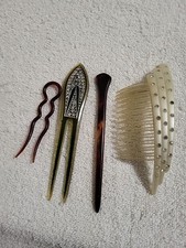 Vintage Hairclips From The 1950s. Lot Of 4. See Pictures For Details