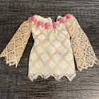 Vintage Barbie Fashion 1791 Lace Caper Shirt Original 1970s MOD Top