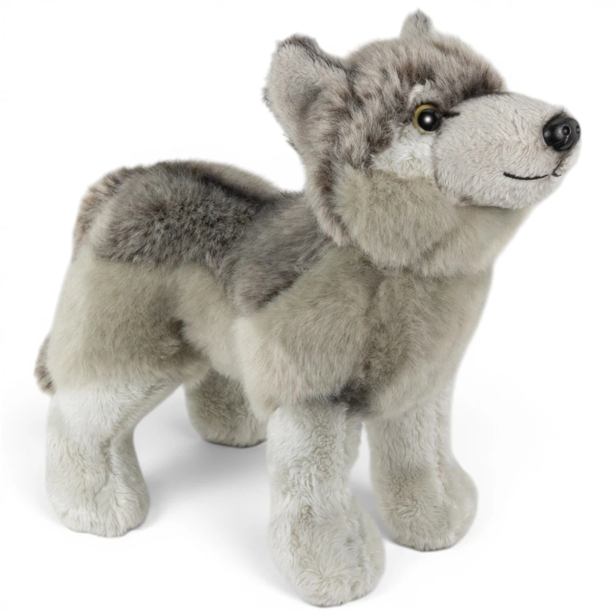 Aurora Glitzy Tots Wolf Plüschtier – 15,2 Cm – Grau-braun – Weiches Stofftier Für Kinder & Sammler – Waschbar Bei 30°C