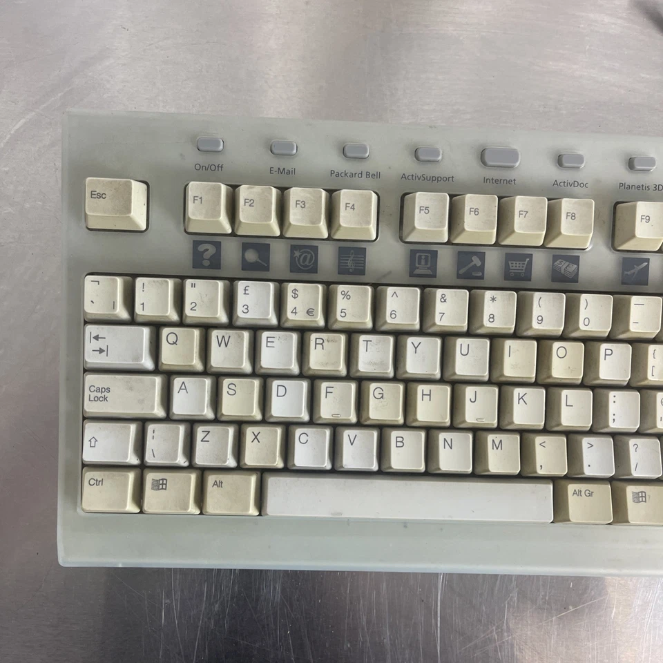 Packard Bell 5135I Keyboard Beige Wired 104 Keys QWERTY(Standard) for Desktop PC - Image 4 of 4