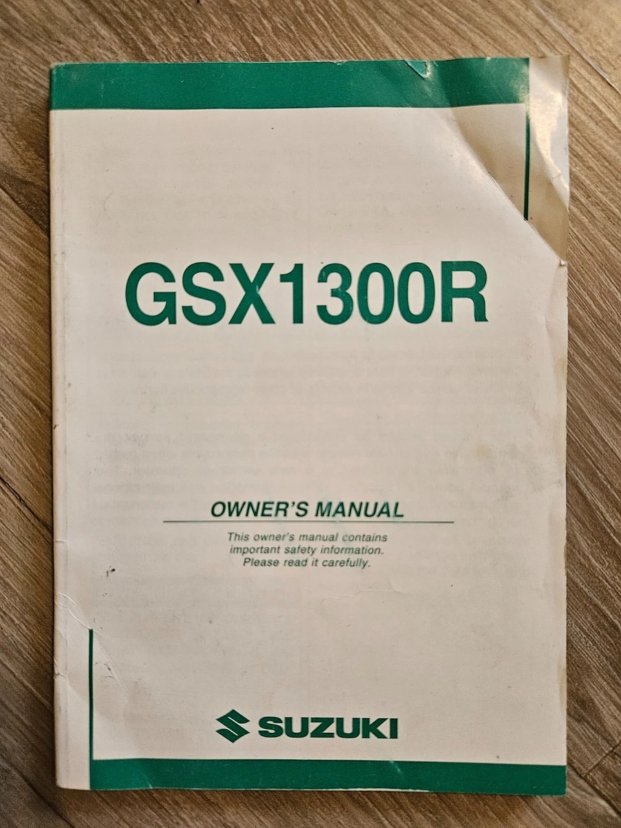 Hayabusa GSX1300R Motorcycle Repair Manuals & Literature for sale