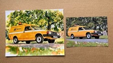 Morris Ital AA Van Art Print - Wall Art / Poster + Press Photograph