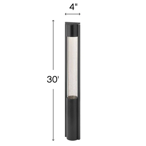 Hinkley Shelter 30" High Black Bollard Landscape Light - Picture 3 of 7