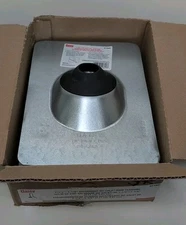 Oatey 1-1/4" to 1-1/2" GALVANIZED No-Calk Roof Vent Flashing 11841 - 6 Pc Box