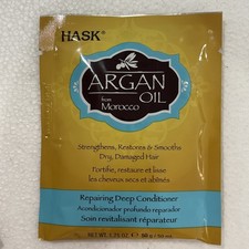Aceite de argán Hask de Marruecos acondicionador profundo reparador 3 paquetes 1,75 OZ cada uno