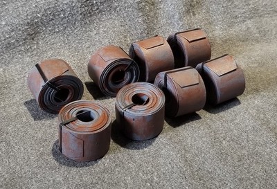 LMH 8719 Detail Part STEEL COIL Car Truck Load Rusty Hot Roll 8 Coils 60''x7' HO